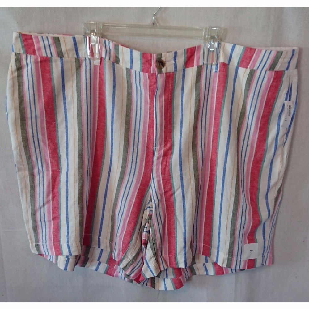 Soft Striped Mid Rise Old Navy Everyday Shorts